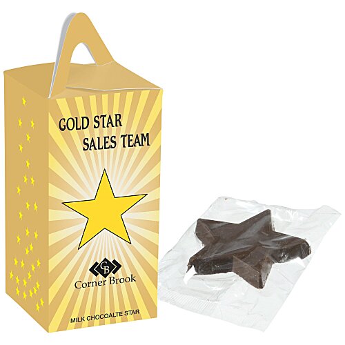 Tote Box with Milk Chocolate Shapes Main Image