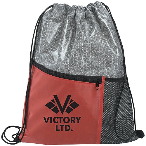 Barney Zip Pocket Drawstring Sportpack Main Image