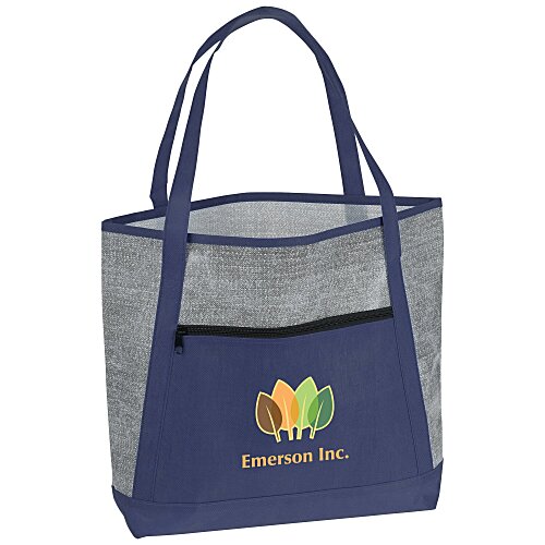 Barney Zip Pocket Tote - Full Color Main Image