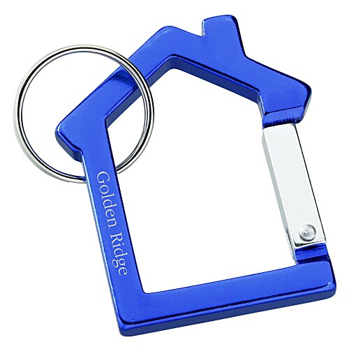 House Carabiner Keychain Main Image