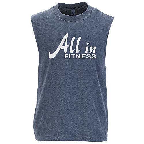 American Apparel Garment-Dyed Heavyweight Cotton Muscle T-Shirt - Men's Main Image