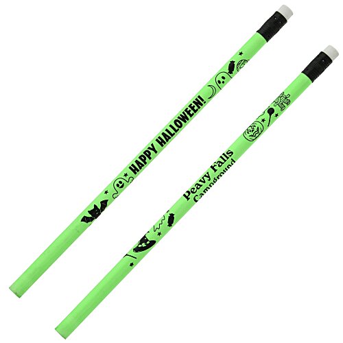 Halloween Glow in the Dark Pencil - Ghosts and Mummies Main Image