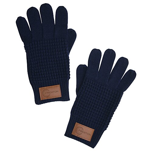 Leeman Waffle Knit Gloves Main Image