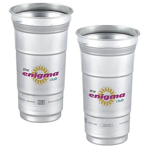 Top Cup Aluminum Cup - 12 oz. - Full Color Main Image