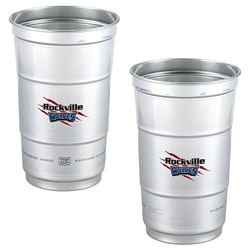 Top Cup Aluminum Cup - 24 oz. - Full Color Main Image