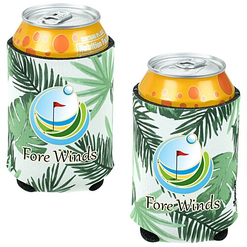 Koozie® Chill Collapsible Can Cooler - Tropical Main Image
