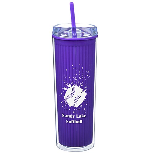 Esme Acrylic Tumbler with Straw - 24 oz. Main Image
