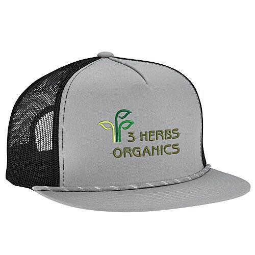 Yupoong Classic Five Panel Trucker Rope Cap Main Image