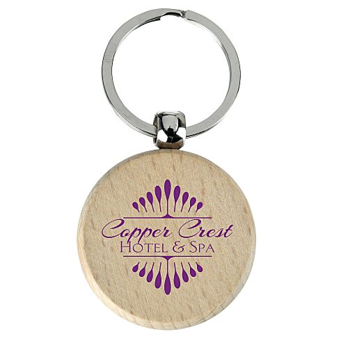 Hampton Wood Keychain - Round Main Image