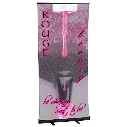 Economy Retractable Polyester Banner Display - 36 inches Main Image