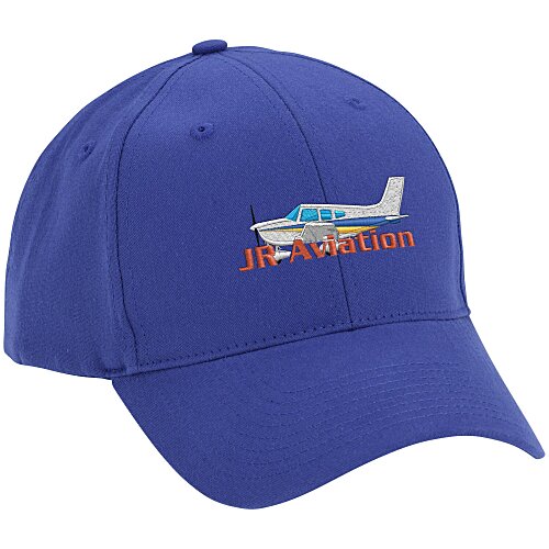 Brushed-Cotton 6-Panel Cap - Embroidered Main Image