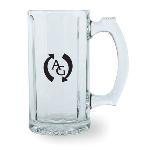 Fluted Glass Tankard - 12 oz. Main Image