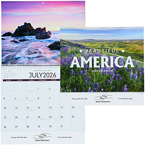 Beautiful America Calendar Main Image