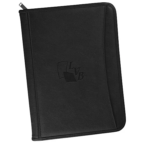 Zip Padfolio (4 colors) — Black
