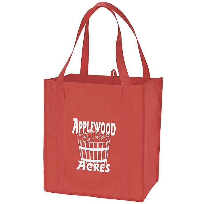 Personalized 80GSM Non-Woven Large Zippered Tote Bag