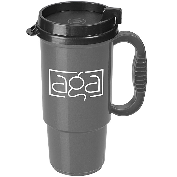 Roadster 40oz Tumbler with Handle and 2-in-1 Straw Lid - Black
