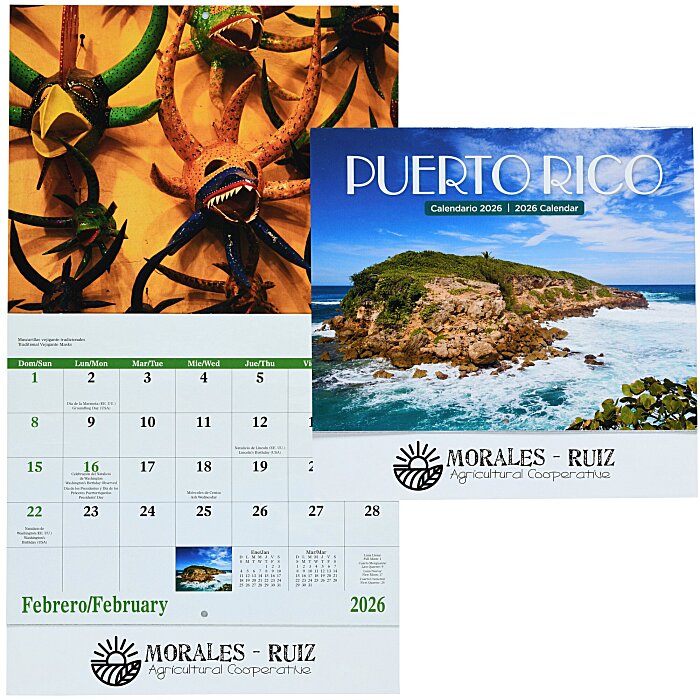 4imprint.com: Puerto Rico Calendar 112065