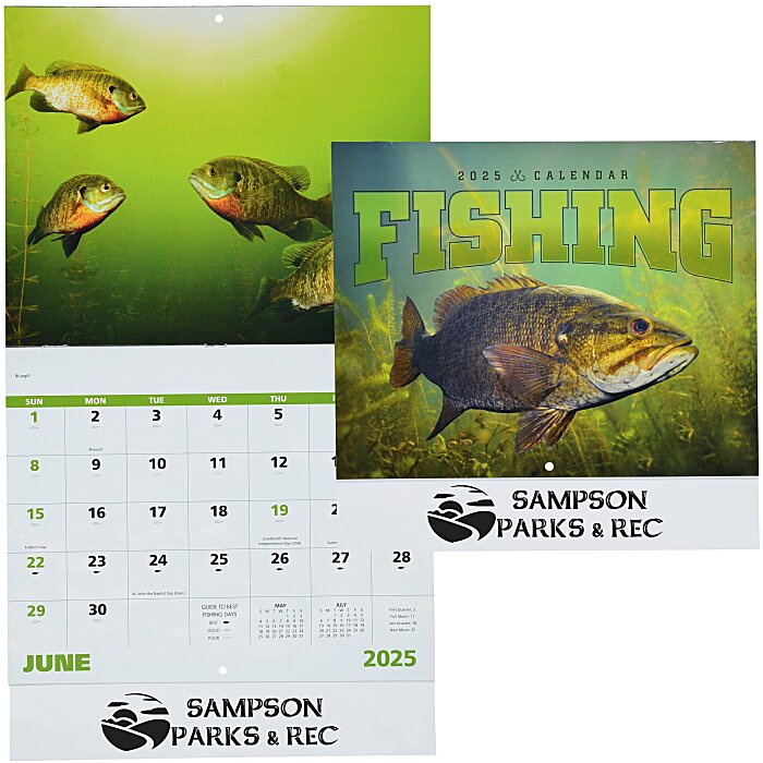  Fishing Calendar - Stapled 112276-ST