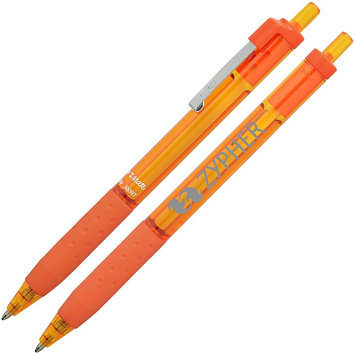 Brown Ink Pens Sampler, Paper Mate Flair EF, 550 RT, Inkjoy Gel and 300 XF