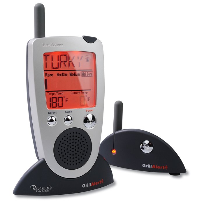 Gadgets For Grilling: Brookstone Talking Remote Meat Thermometer