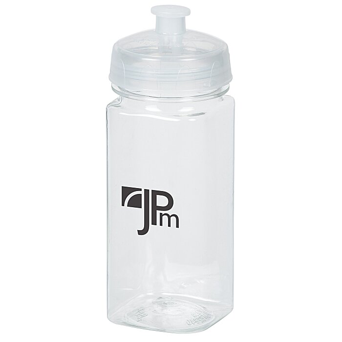 Imprinted : PolySure Squared-Up Water Bottle - 16 oz
