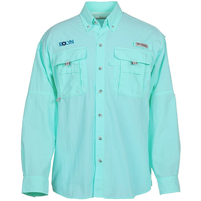 Men's Columbia PFG Bahama II Long Sleeve Woven Shirt