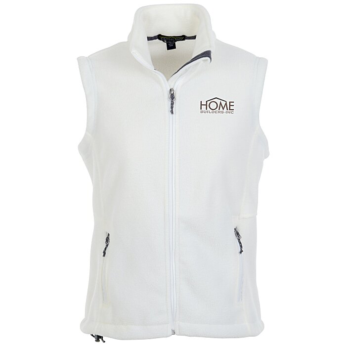 Women's Fleece Vests, Custom Logo Fleece Vests, Women's Customized