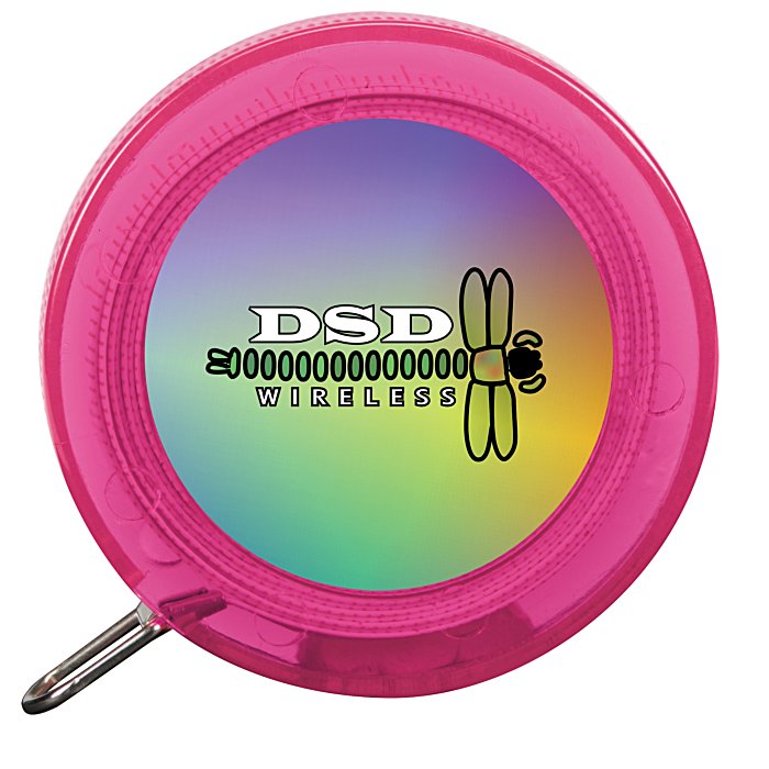  Deluxe Fabric Tape Measure - Translucent - Full Color  84029-T-FC