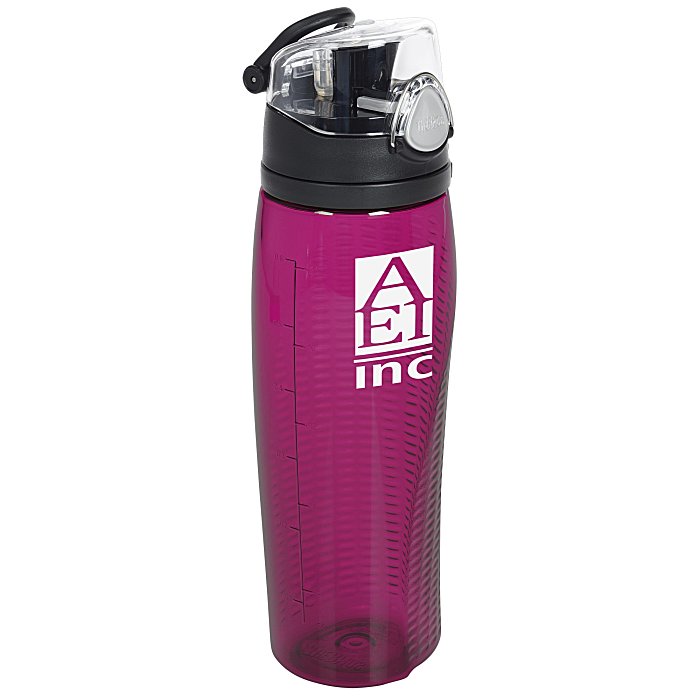 Thermos 24 oz BPA Free Plastic Hydration Bottle W Meter Pink