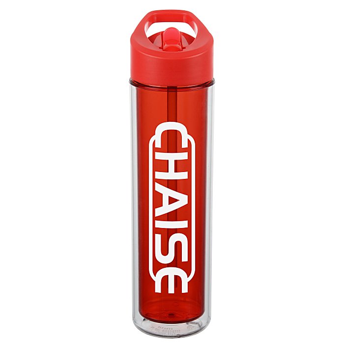 Chiller Insulated Bottle with Quick Snap Lid (16 Oz., Screen Print)