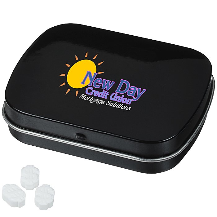 Promotional Mini Square Mint Tin with your logo $2.46