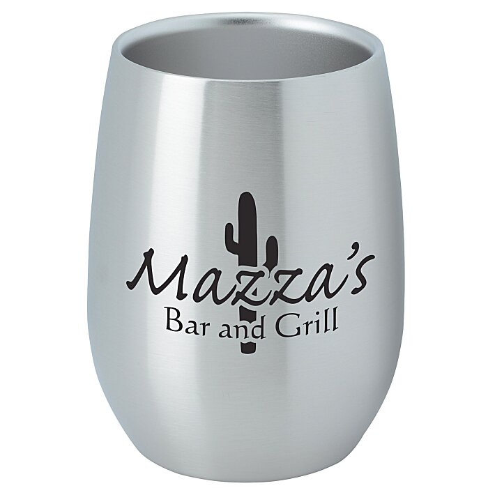 24 oz Stainless Steel Beer Glass with Lid Steel