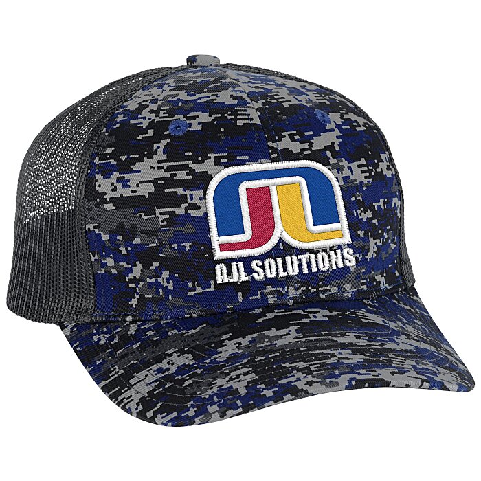 Camo Snapback Trucker Cap