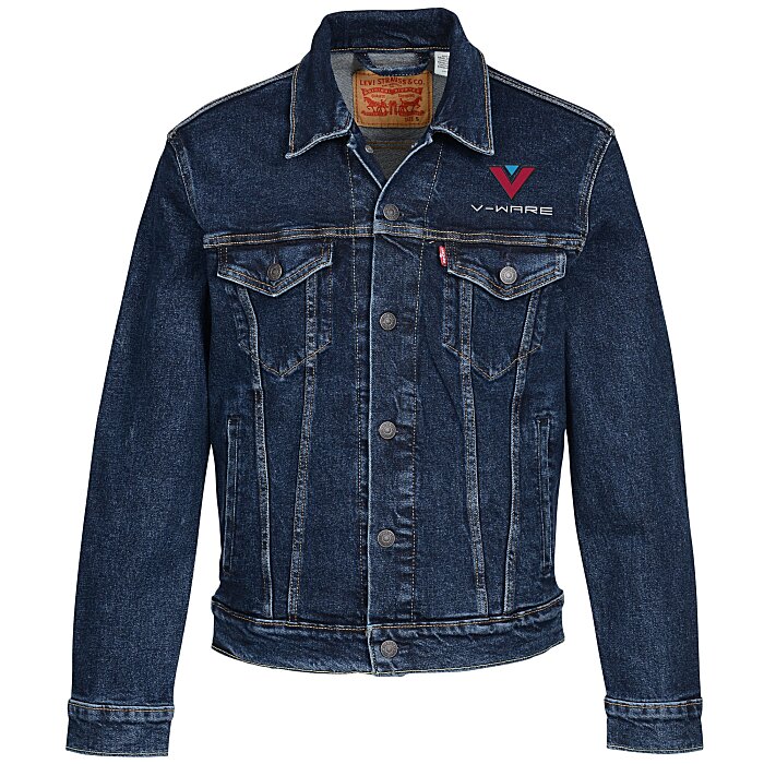 JSACYTF Men's blue jean jacket,Classic Ripped Jean Jacket for Men with  Holes(W777-4-DB-M) at Amazon Men's Clothing store