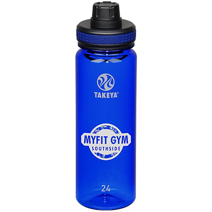 Takeya 24oz Tritan Water Bottle with Spout Lid - Clear