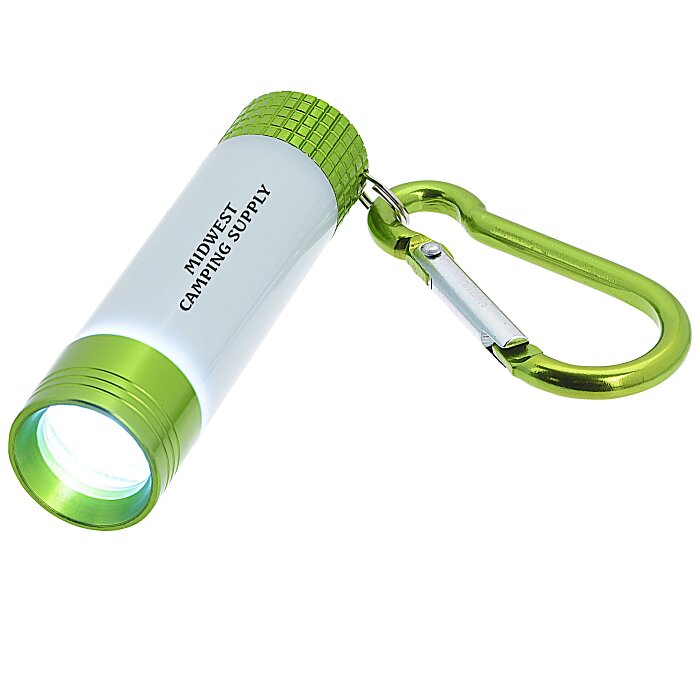Custom Mini Carabiner Flashlight Bottle Opener
