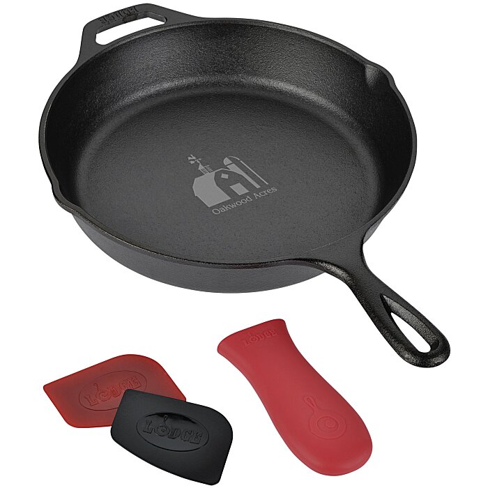 Promotional Lodge 10.25 and 5 cast iron skillets gift set