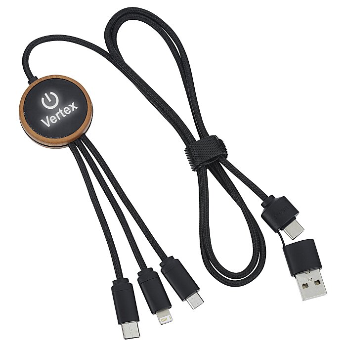 Border Light-Up Logo Charging Cable 166458 : 4imprint.com