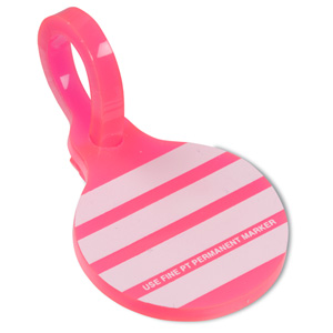 Additional Image 1 - a pink and white striped object