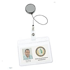 Additional Image 1 - a badge with a lanyard attached to it