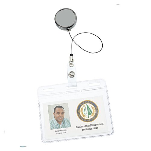 Additional Image 1 - a badge with a lanyard attached to it
