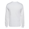 View Image 2 of 2 of Gildan 6 oz. Ultra Cotton Long Sleeve T-Shirt - Men's - White - Screen - 24 hr