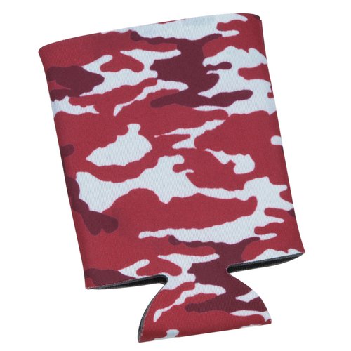 Additional Image 2 - a red and white can cooler