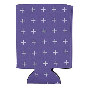 Additional Image 1 - a purple drink holder with white stars