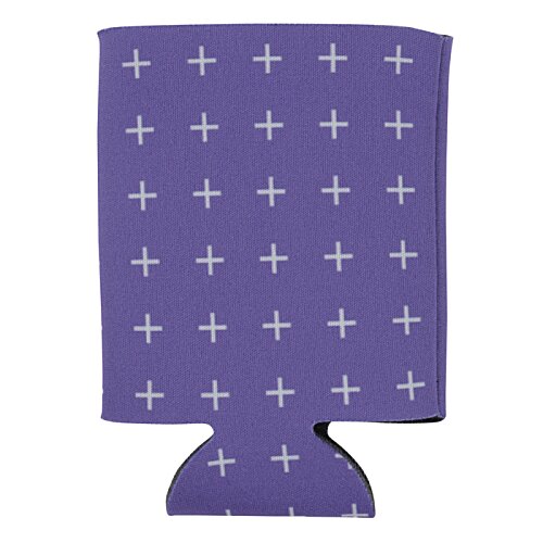 Additional Image 1 - a purple drink holder with white stars