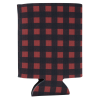 View Image 2 of 2 of Pocket Can Holder - Buffalo Plaid