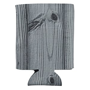 Additional Image 1 - a wooden drink holder with a black hole