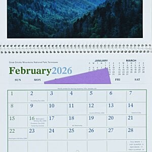 Additional Image 2 - a calendar with a picture of a bird