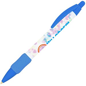 Additional Image 2 - a blue pen with a white cap