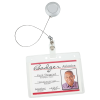 View Image 2 of 3 of Retractable Badge Holder with Slip Clip - 24 hr